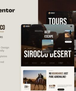 Sirocco - Desert Safari Tours Elementor Template Kit