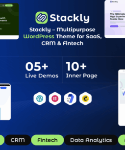 Stackly - Multipurpose WordPress Theme for SaaS