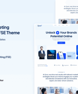 Zyno - Digital Marketing Agency WordPress Theme