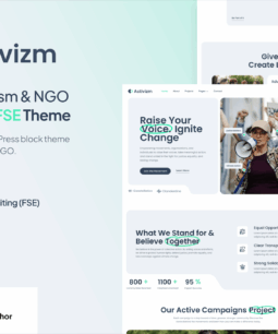 Activizm - Tema para WordPress sobre ativismo social e ONGs
