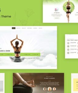 Adhi Yoga - Health & Wellness WordPress Theme