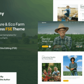 Agriomy – Agriculture & Organic Farm FSE WP Theme