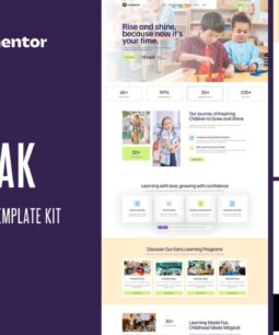 Anak - Kindergarten Elementor Pro Template Kit