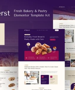 Bakerst - Bakery & Pastry Elementor Template Kit