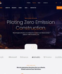 Bulter – Clean Construction WordPress Theme