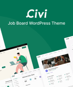 Civi - Tema para WordPress sobre quadro de empregos