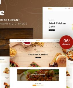 Crispe – Fast Food & Restaurant Shopify 2.0 Theme