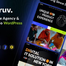 Cruv – Creative Agency & Portfolio WordPress Theme