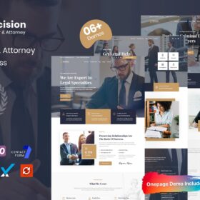 Decision – Law & Lawyer WordPress Theme