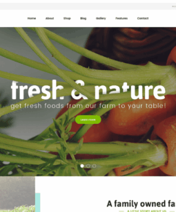 eFarm - Tema WordPress multiuso para fazendas e alimentos