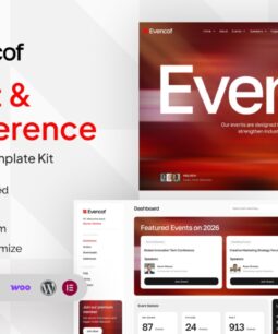 Evencof - Event & Conference Elementor Template Kit