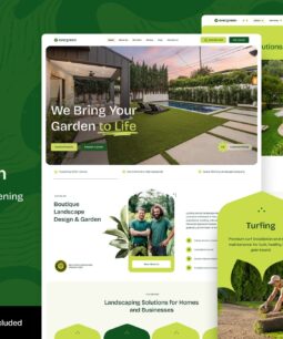 EverGreen - Tema WordPress para paisagismo e jardinagem 10