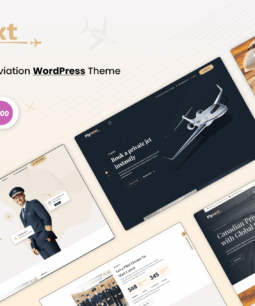 Flynext - Tema WordPress multiuso para aviação