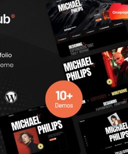 FolioHub – Personal Portfolio WordPress Theme