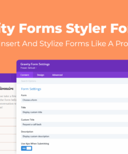 Gravity Forms Styler For Divi