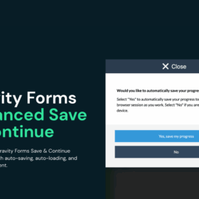 Gravity Perks Advanced Save & Continue
