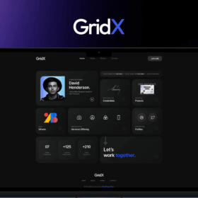 Gridx Portfolio WordPress Theme