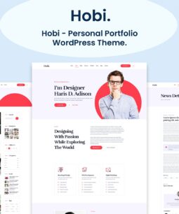 Hobi - Tema WordPress de portfólio pessoal