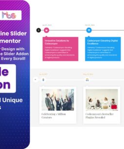 Horizontal Timeline Slider