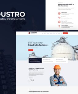 Industro - Industry & Factory WordPress Theme