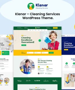 Klenar - Cleaning Services WordPress Theme + RTL