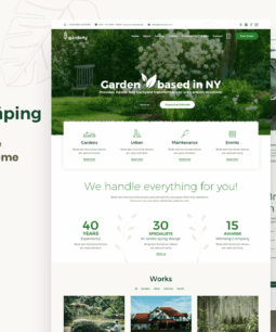 Paisagismo - Tema WordPress para paisagistas de jardins 38