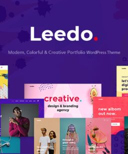 Leedo - Colorful & Creative Portfolio WP Theme