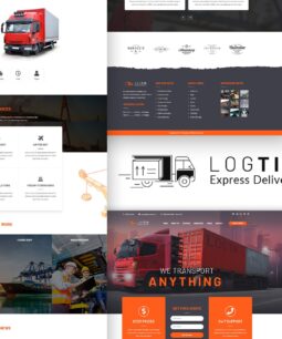 Logtik - Tema para logística e transporte de cargas do WP