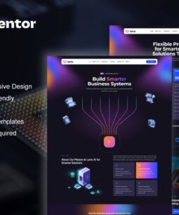 Lumo - Artificial Intelligence & Technology Services Elementor Pro Template Kit