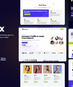Lunax - Digital Marketing Agency WordPress Theme