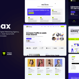 Lunax – Digital Marketing Agency WordPress Theme
