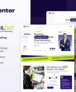 Mailout – Moden Email Marketing Elementor Template Kit
