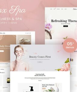Mislax Spa - Tema elegante para Spa e bem-estar no Shopify