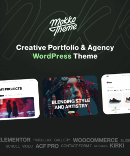 Mokko - Creative Portfolio & AgencyWordPress Theme