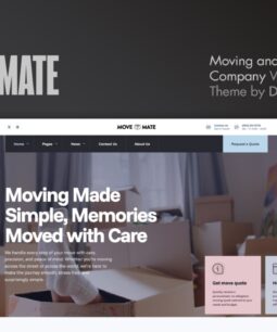MoveMate - Moving Company WordPress Theme