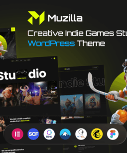 Muzilla - Tema WordPress para estúdios de jogos criativos