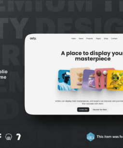 Osty - Creative Agency and Portfolio Theme