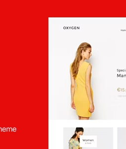 Tema Oxygen (Tema WooCommerce para WordPress)