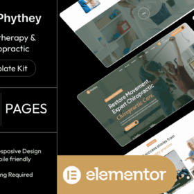 Phythey – Physiotherapy & Chiropractic Elementor Template Kit