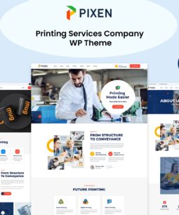 Pixeen - Printing Services Company WordPress Theme