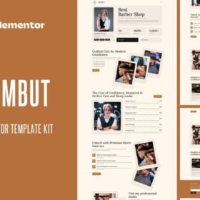 Rambut – Barbershop Elementor Pro Template Kit