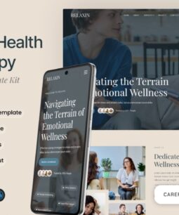 Relaxin – Mental Health & Therapy Elementor Template Kit