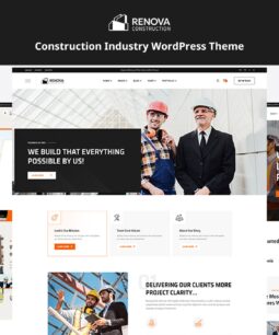 Renova - Construction Industry WordPress Theme