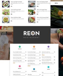 Reon - Tema WordPress para restaurantes e cafeterias