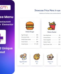 Restaurant Price Menu Addon For Elementor