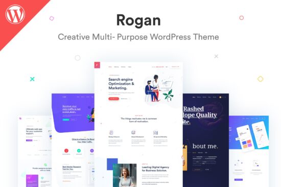 Rogan – Creative Multipurpose WordPress Theme 1.8.4 » PillBanana.com ...