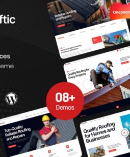Rooftic – Roofing Services WordPress Theme