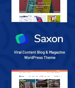 Saxon – Viral Content Blog Theme