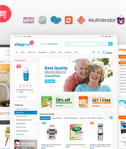 ShopMe - Tema WordPress de Woocommerce para vários fornecedores