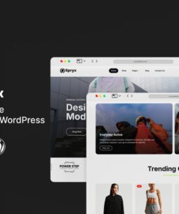 Spryx - Tema WordPress sobre roupas esportivas de desempenho